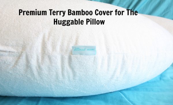 Premium Bamboo Terry - Pregnancy and Nursing/Feeding Pillow Cover for "The Huggable Pillow"